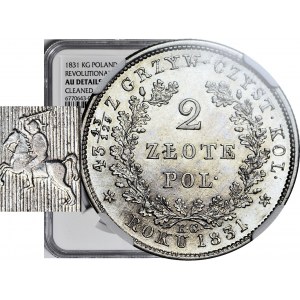 R-, November Uprising, 2 gold 1831, without sword scabbard