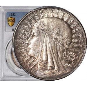 10 złotych 1932, Głowa, Londyn, mennicza