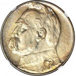10 gold 1934, Pilsudski, shooting eagle, very nice