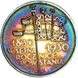5 złotych 1930, Sztandar, wspaniała patyna