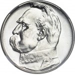5 gold 1935, Pilsudski, minted