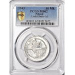 Ghetto, 10 marks 1943 Al, GDA 8/3. mint with spirit