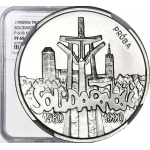 50,000 PLN 1990, Solidarity, SAMPLE, NIKIEL