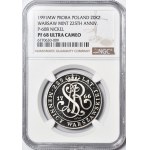 20.000 or 1991, 225 ans de la Monnaie de Varsovie PRÓBA, nickel