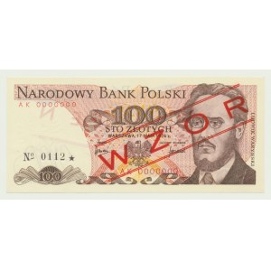 100 Gold 1976, Waryński, AK 0000000 MODEL (No 0112*) low number