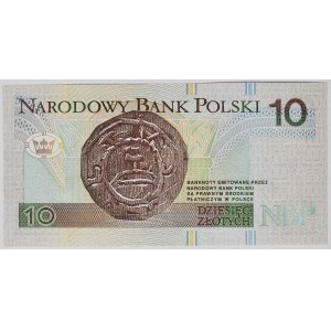 10 złotych 1994, druk TDLR Londyn, AA 0037755, dwa zera na początku