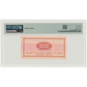 Pewex, 2 cents 1969, Eo 0000000, MODEL, unbroken