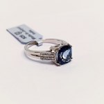 Anello in argento con topazio naturale Hope