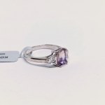 Anello in argento con ametrine e topazi naturali