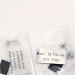 Sterling silver post earrings with Kaori cultured pearls