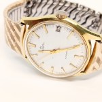 Zegarek Męski Helvetia Automatic Datownik Pozłacany 35 mm