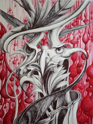 Patricia Cronier Zohar, Masque d'oiseau