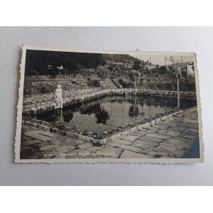 POCZTÓWKA WISŁA, FRAGMENT PARKU KĄPIELOWEGO
