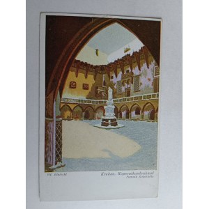 POSTCARD POLISH PAINTING BIELECKI KRAKOW GG KOPERNIK MONUMENT