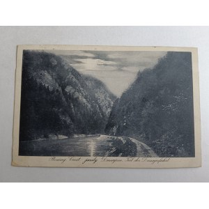POCZTÓWKA PIENINY DUNAJEC ZNACZEK STEMPEL PRZEDWOJENNA 1930 R