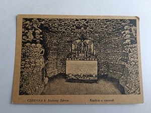 POSTCARD CZERMNA KUDOWA ZDRÓJ CHAPEL OF SKULLS