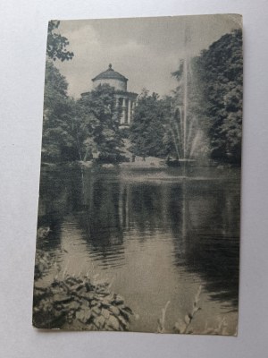 POSTCARD WARSAW FRAGMENT OF SASKI GARDEN, CHOMĘTOWSKA, BEND