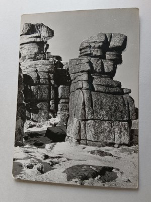 POSTCARD KARKONOSZE CZECH STONES