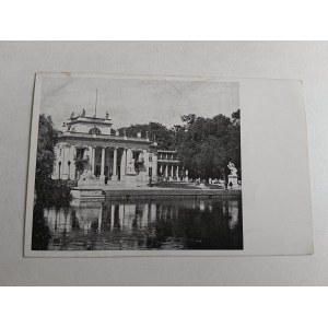 POSTCARD WARSAW BATHS PALACE