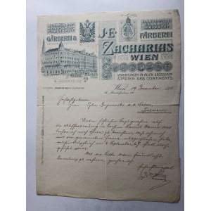 RACHUNEK WIEN, WIEDEŃ, ZACHARIAS, TARNÓW, 1915 R