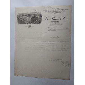 RACHUNEK WIEDEŃ WIEN, TARNÓW, LEO BRILL 1916 R