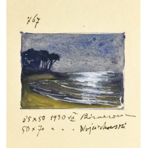 Soter August JAXA-MAŁACHOWSKI (1867-1952), Seaside nocturne, 1929/1930