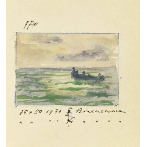 Soter August JAXA-MAŁACHOWSKI (1867-1952), Rybacy na morzu, 1930