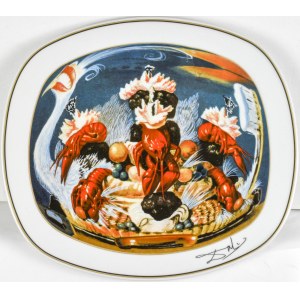 Salvador DALI (1904-1989), L'atavisme désoxyrribonucléique. Z serii: Les diners de Gala, 1981