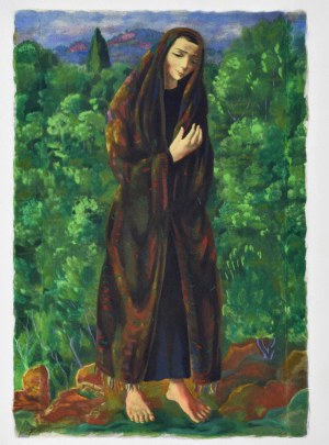 Moses KISLING (1891-1953), Beggar woman