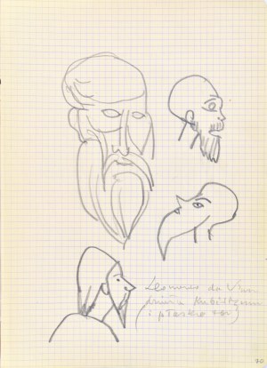 Jerzy PANEK (1918-2001), Sketches of heads