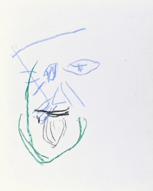 Jerzy PANEK (1918-2001), Autoportret, 1993