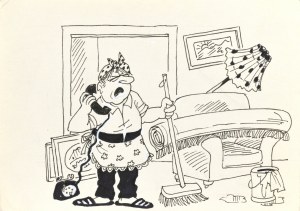 Gwidon MIKLASZEWSKI (1912-1999), Nie mogę przyjść na skata. Muszę odpracować 