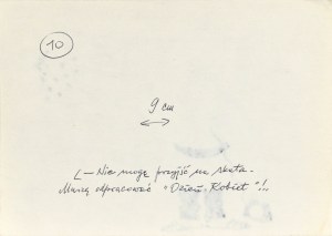 Gwidon MIKLASZEWSKI (1912-1999), Nie mogę przyjść na skata. Muszę odpracować 