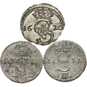 Zygmunt III Waza 1587-1632, dwudenary 1609, 1611, 1620, Wilno.