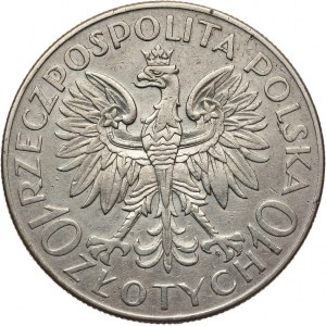 Polska, II Rzeczpospolita, 10 złotych 1933, Jan III Sobieski, Warszawa.