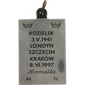Polska, Medalik, Koronatka MB Kozielska, 1997, Warszawa