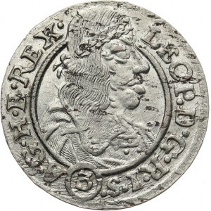 Śląsk, Leopold I 1658-1705, 3 krajcary 1665 SH Wrocław