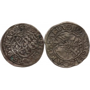 Niemcy, zestaw dwukrajcarówek, 1575, 1586. 