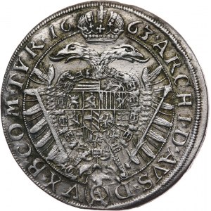 Austria, Leopold I 1657-1705, 15 krajcarów 1663, Wiedeń.