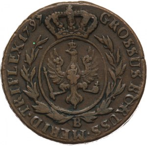 Prusy Południowe, Fryderyk Wilhelm II 1786-1797, trojak 1797 B, Wrocław