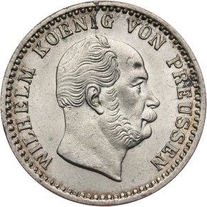Niemcy, Prusy, Wilhelm I 1861-1888, 2 1/2 srebrnego grosza 1872 A, Berlin