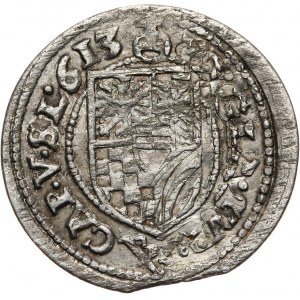 Śląsk, Księstwo Oleśnickie, Karol II 1587 - 1617, 3 krajcary 1613, Oleśnica.