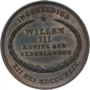 Holandia, Wilhelm III 1849-1890, koronatka 12 maja 1849