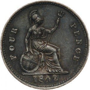 Wielka Brytania, Wiktoria 1837-1901, 4 pensy 1842