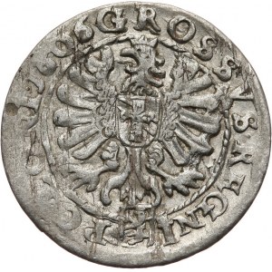 Zygmunt III Waza 1587-1632, grosz 1606, Kraków -z obwódką, REGNI