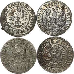 Prusy Książęce, Jerzy Wilhelm 1619-1640, zestaw szelągów 1625-1628
