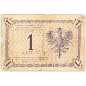 Polska, II Rzeczpospolita 1919 - 1939, 1 ZŁOTY, 28.02.1919, Warszawa.