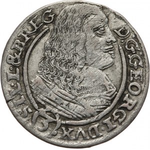 Śląsk, księstwo legnicko-brzesko-wołowskie - Jerzy III Brzeski 1639-1664, 3 krajcary 1662, Brzeg