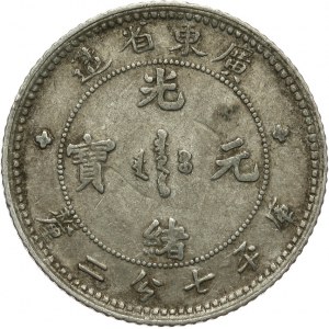 Chiny Cesarstwo 7.2 candareens, 1890