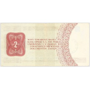 PRL 1944 - 1989, Bon Pekao, 2 dolary, 1.10.1979, seria HM, Warszawa.